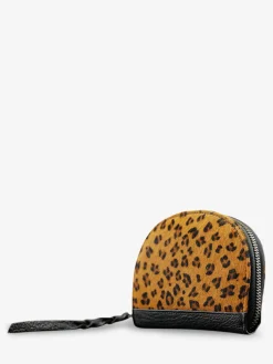 Leportefeuille Manon Leopard - Noir