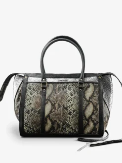 Lerive Droite - L - Python - Argente / Noir
